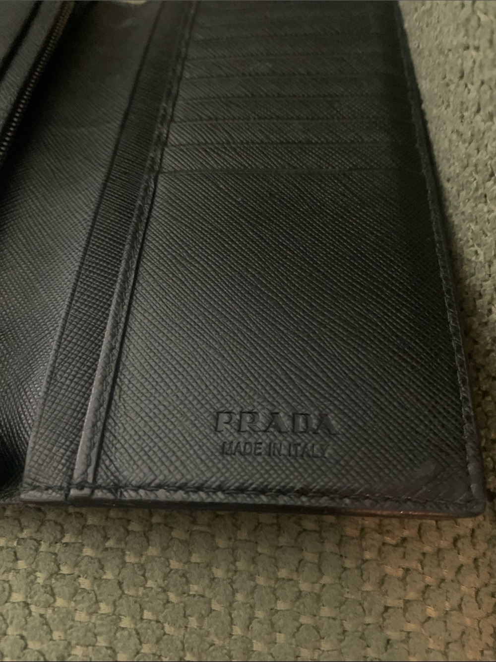 Prada Saffianno Leather Long Bifold Wallet - Picture 6 of 11